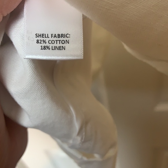 Cremieux Serengeti Collection White Linen Blazer - Picture 9 of 11